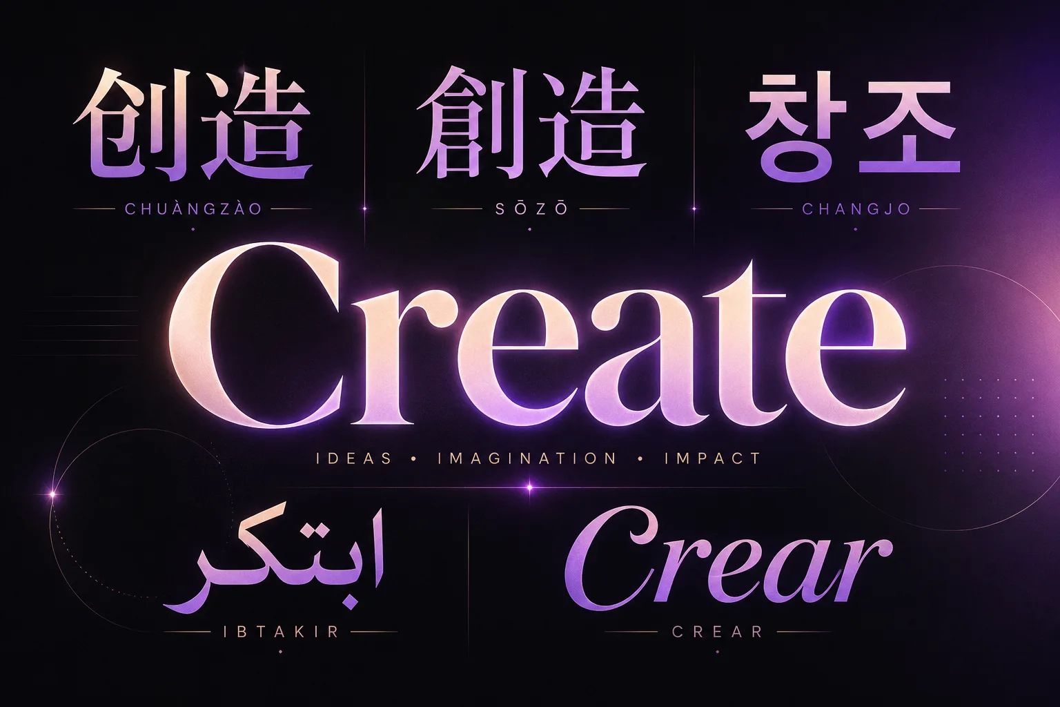 Qwen Image 3.0 生成的多语言海报，12 种语言文字与多款字体都排版准确