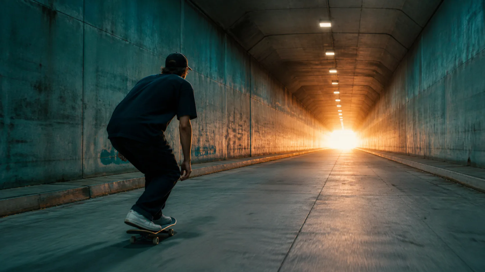 Kling 3.0 Motion Control captures sustained skateboard motion