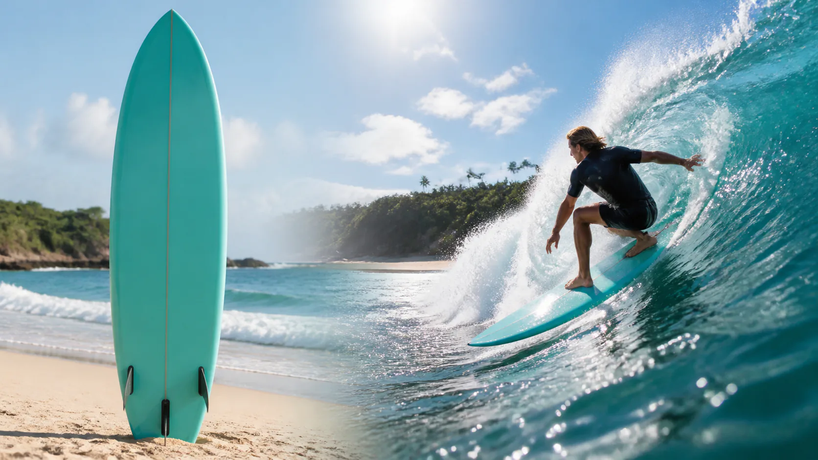 Kling 3.0 Turbo image-to-video preview from a surfboard reference