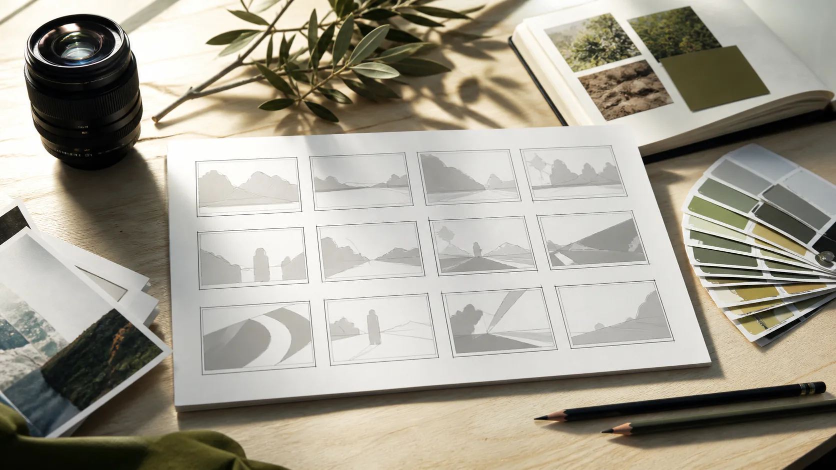 Kling 3.0 Pro prompt-led video planning with a cinematic storyboard