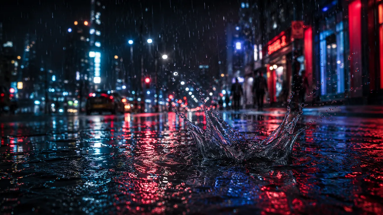 Flux 3 AI 原生音频效果——画面与生成音效同步的场景