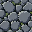 Pixel tileset generator 示例：32×32 像素的带青苔地牢石板地块